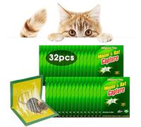 Stingmon Trap Piege a Souris | 32Pcs Piege a Rat | Colle Souris Piege | Piège à Souris | Glue Souris | Anti Rongeur | Plaque Collante | Plaque Collante Souris | Produit Anti Rat Efficace