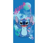 Stitch Luna Serviette De Plage Grande 70x140cm Coton Disney Halantex LS-0893T