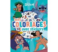 STITCH - Mes Coloriages avec stickers - Disney - Walt Disney - Hachette Disney - broché - Document jeunesse
