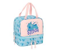 STITCH OHANA - Sac à goûter, qualité et résistance maximale, pour nourriture, loisirs, goûter et petit déjeuner, 20 x 15 x 20 cm