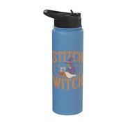 Stitch Witch - Citation humoristique d'égout Stainless Steel Insulated Water Bottle