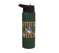 Stitch Witch - Citation humoristique d'égout Stainless Steel Insulated Water Bottle