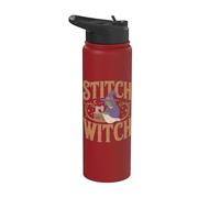 Stitch Witch - Citation humoristique d'égout Stainless Steel Insulated Water Bottle