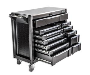 STIX Armoire d'atelier, chariot à outils, 12 tiroirs, roulettes avec frein, UltimatePro D12