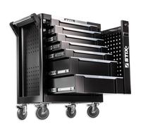 STIX Armoire d'atelier, chariot à outils, 7 tiroirs, roulettes avec frein, UltimatePro B7