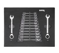 Stix Kit d'outils Cr-V pour chariot à outils liquet, insert de tiroir, servante d'atelier en mousse, 13 pièces