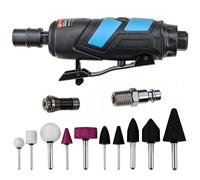 STIX Meuleuse droite pneumatique 1/4" 25 000 tr/min avec accessoires