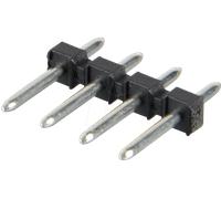 STL 224-04 - Barrette mâle pour borne de connexion 4 broches, pas 3,5 mm