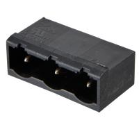 STL 264-03 - Barrette mâle pour borne de connexion 3 broches, RM7, 62, droite