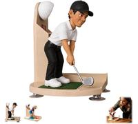 STOAT Décapsuleur de golf. Décapsuleur de bière avec lance-capsule & collecteur, design swing de golf amusant, accessoire de bar original, cadeau pour golfeur. (Hommes Blanc)