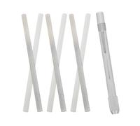 STOBAZA 1 jeu de stylos en pour soudage, crayon de marquage pour acier avec mine en rechargeable, pour professionnels du travail du bois, soudage et marquage précis