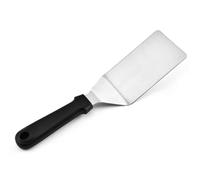 STOBAZA 2 Pièces Spatule Cuisine en Acier Inoxydable et PP pour Crêpes et | Grattoir de Cuisson, Résistance à Haute Température, Nettoyage Facile, Usage Teppanyaki, la Cuisine et Pizza