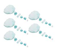 STOBAZA 30 Pièces Décoration de Fête en Pierres de Glace en Résine Réaliste pour Maison de Poupée et Photographie, Modèle D'iceberg Facile à Placer, pour Noël et Paysage Miniature