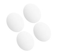 STOBAZA 4 Pièces Plateau Rond en Acrylique Argenté Miroir Décoratif, Résistant aux Chocs, pour Centre de Table Élégant Lors de Fêtes et Occasions Spéciales