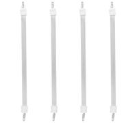 STOBAZA 4 Pièces Tube Chauffant en Quartz Céramique Blanc pour Radiateur Domestique, Installation Facile, Distribution Uniforme Chaleur, pour Chauffage à Domicile ou Bureau