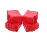 STOBAZA 4pcs Patins Antidérapants Pour Escabeau, Couvre-Pieds D’Échelle En Caoutchouc, Remplacement Pour Professionnels, Installation Rapide, 1.85 X 1.77 X 0.98 in