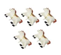 STOBAZA 5 Pièces Ballons Alu Cheval Beige Décoration Fête Anniversaire et Nouvel An Chinois Animaux Géants Zodiac Accessoires Party Foil pour Festival Printemps