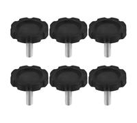 STOBAZA 6 Pièces Visserie à Serrage Manuel pour Base de Parasol M8, Vis de Rechange pour Parasol de Terrasse en Acier et PP, pour Jardin, Lot de 6