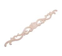 STOBAZA Applique traditionnelle chinoise pour meubles, appliques en bois rustique vintage pour porte et lit, bois non peint, grain authentique, décoration DIY maison, 15,6 x 1,9