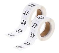 STOBAZA Autocollants de Taille pour Vêtements de Bébé, Étiquettes Autocollantes Adhésives Multifonctionnelles, 2 Rouleaux, Adaptées Taille des Tout-petits en Usine