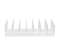 STOBAZA Boîte Cosmétique de Table pour Rangement pour Maquillage Étagère Cosmétique Multi-grille en Plastique pour Palettes Fard à Paupières Table de Toilette