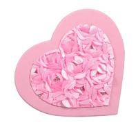 STOBAZA Boîte de Cœur Rose en Papier pour Saint-valentin, Multifonctionnelle et Élégante, pour Rangement de Présents et Décorations de Fête