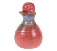 STOBAZA Distributeur D' de Thaïlandais en Céramique Rose Élégant pour Spa et Salons, Récipient Aromathérapie avec Couvercle pour Stockage et Distribution D'huiles