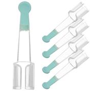 STOBAZA Embouts D'oreille Remplaçables 5pcs en PC Transparent pour Curage Rapide et Pratique des Oreilles, Cuillères Adaptées pour Inspection Familiale