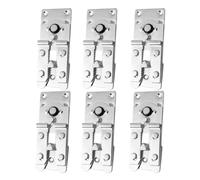 STOBAZA Ensemble de 6 Connecteurs de Canapé Modulaires Métal Anti-dérapant Clips Interlock Lourds pour Canapés Intérieur Fixations à Verrou Alligator pour Assemblage et Réparation