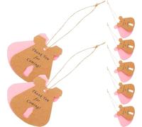STOBAZA Étiquettes de Remerciement en Papier Kraft Décoratives | Ficelle de Chanvre Incluse, Style Classique et Festif, Usage Polyvalent pour Garçon et Filles et Adultes