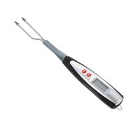 STOBAZA Fourchette à Viande Bbq Électronique Affichage, Acier Inoxydable | Mesure de Température, Manche Long pour Sécurité, Usage Barbecue Cuisine, Fonctionne 2 Piles Aaa Non Incluses