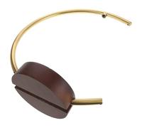 STOBAZA Lampe D'arômes Nocturne en Bois et Fer, Base Légère Apaisante de Lune avec Tige Courbée, Support Stable et Décoratif pour Espace de Vie Élégant