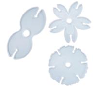 STOBAZA Lot de 3 Moules en Silicone pour Support de Coupe à Vin Surface Miroir pour Création de Dessous de Verre et Accessoires Vin Maison