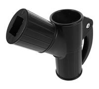 STOBAZA Manivelle de Parapluie de Terrasse en Plastique Noir Poignée Fixe Robuste pour Réglage Facile Hauteur, Accessoire Extérieur pour Parasol de Jardin ou Plage