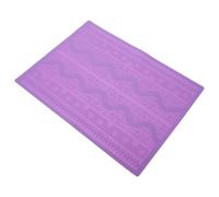 STOBAZA Moule à Décoration de Gâteau, Modèle de Dessert en Silicone Pourpre, Réutilisable, Pochoir de Boulangerie pour Pâtisserie DIY et Cuisson à Haute Température