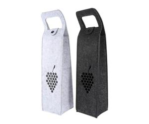 STOBAZA Paquet à Vin en Feutre 2pcs Poignées Pratiques et Absorption D'humidité pour Dîners et Réceptions Élégants