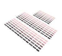 STOBAZA Paquet de 3 Onglets D'annotations Épinglés, Onglets Marque-pages Adhésifs en Pet, Noir et Rose, Dégradé, Résistants à L'usure la Décoloration, pour Classeurs et Bible