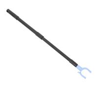 STOBAZA Perche à Linge et Support Robuste Extérieur Télescopique 55-110cm en Acier Inoxydable Fourchette à Cintre, Design Extensible pour Balcon