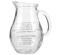 STOBAZA Pichet à café en verre 550ml capacité élevée avec design élégant pour usage bar à café et comme ornement
