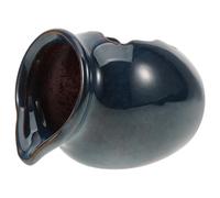 STOBAZA Pot Décor en Céramique Bleue pour Aquarium et Bassin de Jardin, Fontaine Circulante Multifonctionnelle, Décoration de Jardin et Arrière-Cour