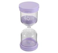 STOBAZA Sablier de Sauna 45 Minuterie Précise sans Électricité en Verre et Plastique Vintage Spa, Accessoire Étanche Adapté aux Adultes et Garçon et Filles