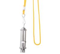 STOBAZA Sifflet pour Oiseau en Acier Inoxydable, Flûte de Dressage d'oiseaux, Argenté, Portable, Son Clair, pour Urgence et Activités de Plein Air