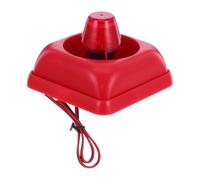 STOBAZA Sirène de Sécurité Rouge avec LED Haute Intensité en PC et Abs pour Surveillance de Sécurité en Entrepôt et Système D'alarme Fiable