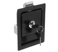 STOBAZA Verrou inox à poignée de traction en alliage de zinc pour boîte à outils, offrant une installation polyvalente et une sécurité renforcée pour porte tableau electrique en milieu