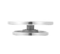 STOBOK Plateau tournant en poterie Moule à Cupcakes Outils de gâteau Tour de potier tournette de potier Moule à gâteau Plateau tournant en Argile Roue d'argile en d'aluminium