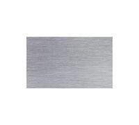 Stock Cash Nappe rectangulaire Simple en PVC, Gris, 38 x 27 cm, Fibre