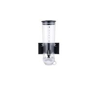 Stockage en plastique bidon grain casse-croûte simple double distributeur céréales - noir