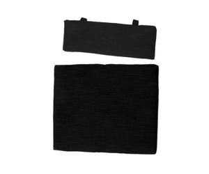 Stockamöllan Coussin d'assise et appui-tête Muskö Noir