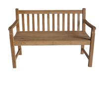 Stockholm - Banc 120 cm en teck (1 pièce)