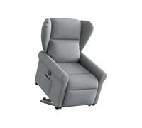 stoel électrique réglable tissu gris clair